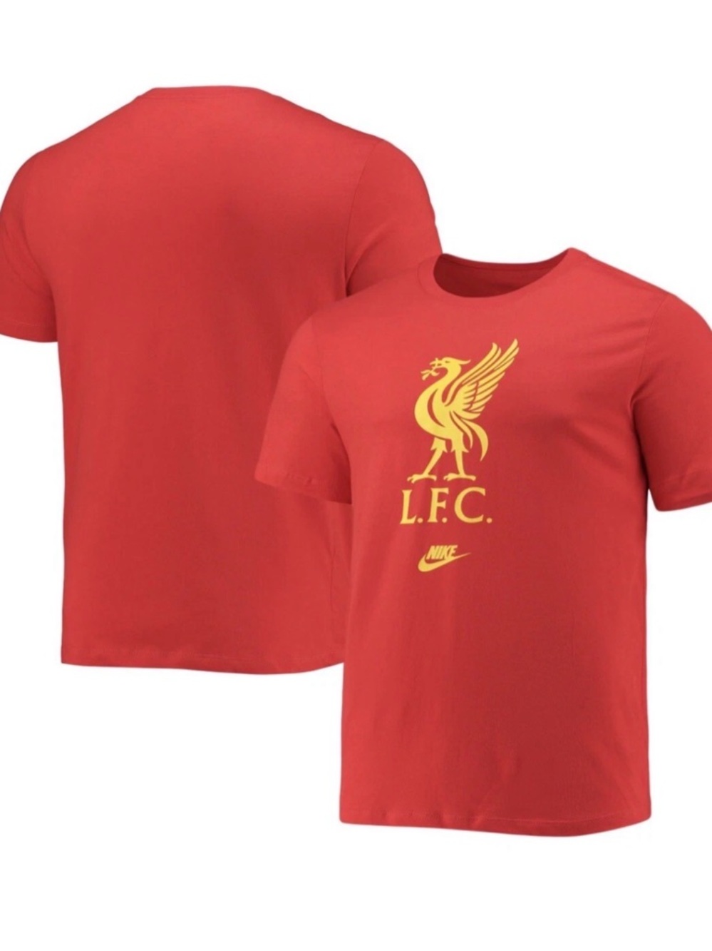 Nike Men’s Liverpool Crest T-shirt Red Size S English Premier League Soccer New